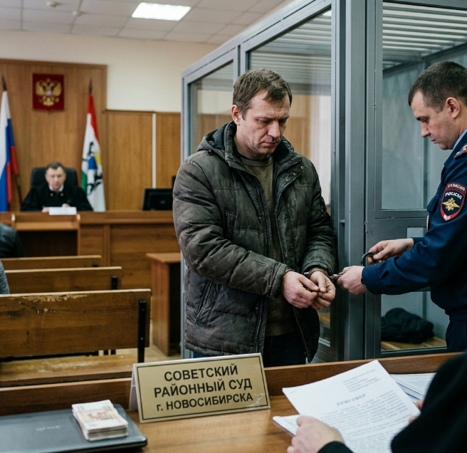 Зал судебных заседаний Советского районного суда города Новосибирска во время оглашения приговора по делу об ИТ-мошенничестве.