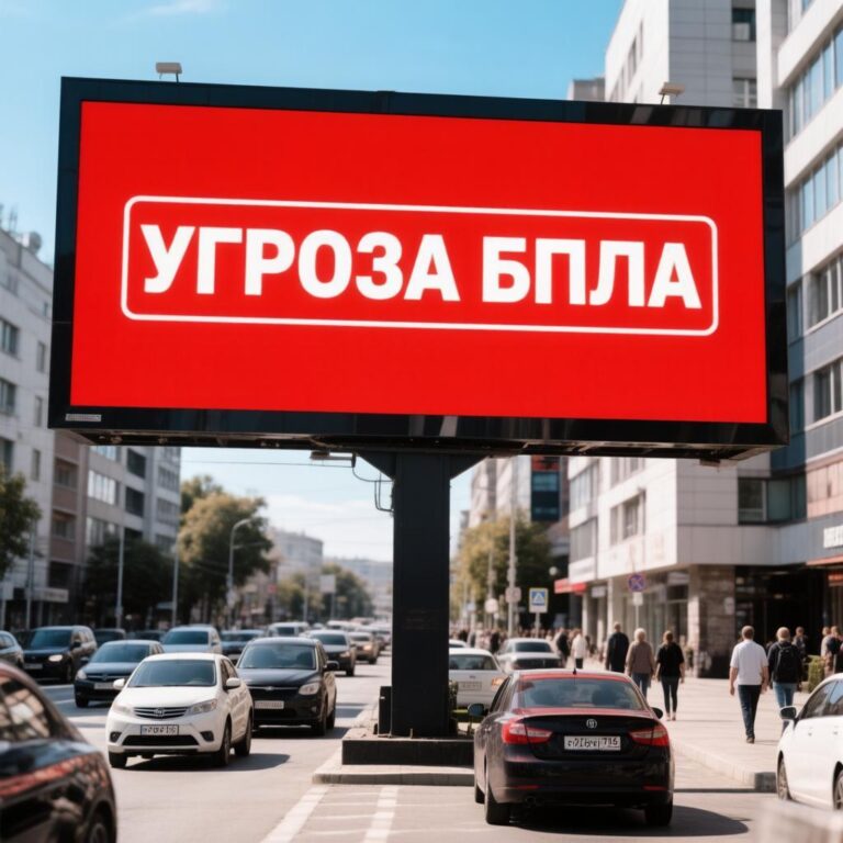 Официальный бланк экстренного оповещения МЧС России о введении режима беспилотной опасности на территории Омской области 6 июля.