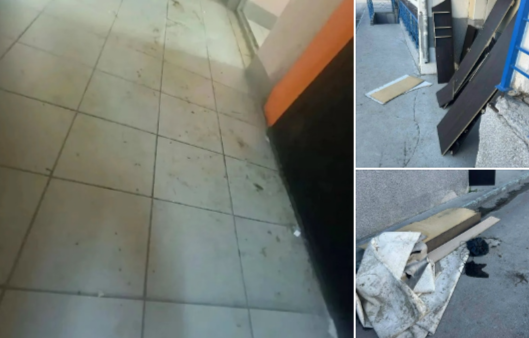Многоэтажный жилой дом № 22/5 по улице Твардовского в Первомайском районе Новосибирска, где жильцы столкнулись с критическим нарушением санитарно-эпидемиологических норм в подъезде.