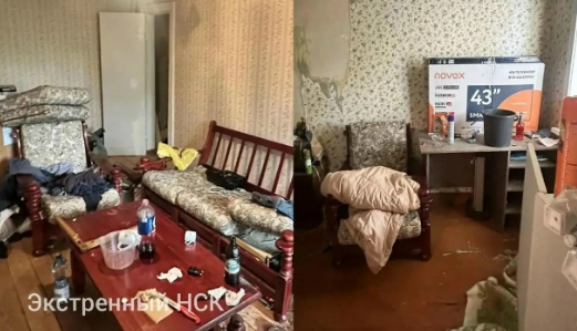 Сотрудники Следственного комитета Российской Федерации проводят осмотр места происшествия в жилом помещении.