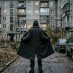 Патрульная машина агентства безопасности Гвардия на улице Новосибирска